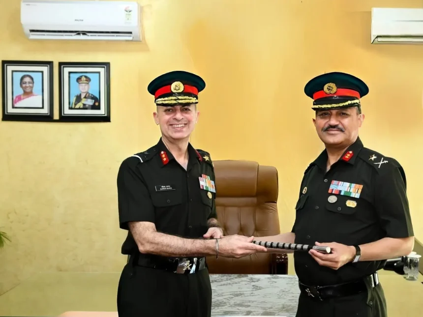 Maj Gen Anuj Kumar Mohla Taking Over