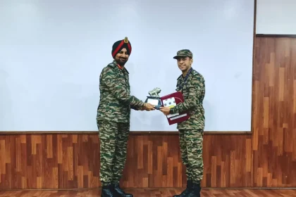 Officer Getting Award 3