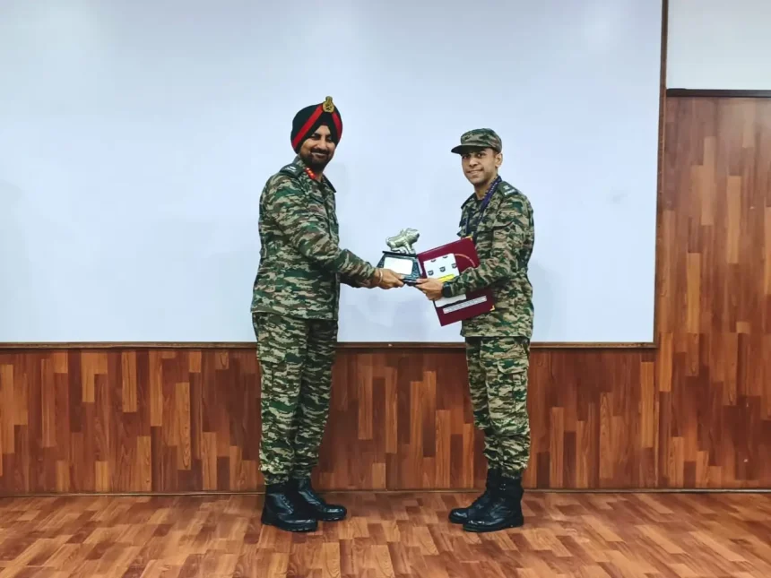 Officer Getting Award 3