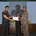 Officer Getting Award