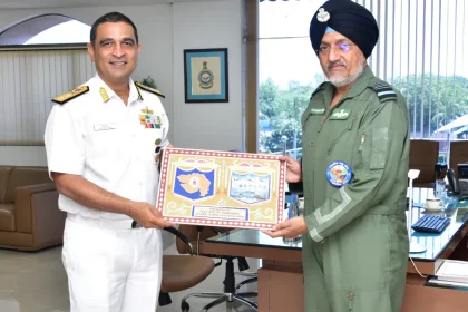 Officer Giving Memento 1