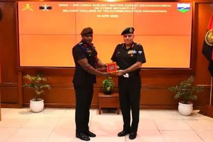 Officer Giving Memento