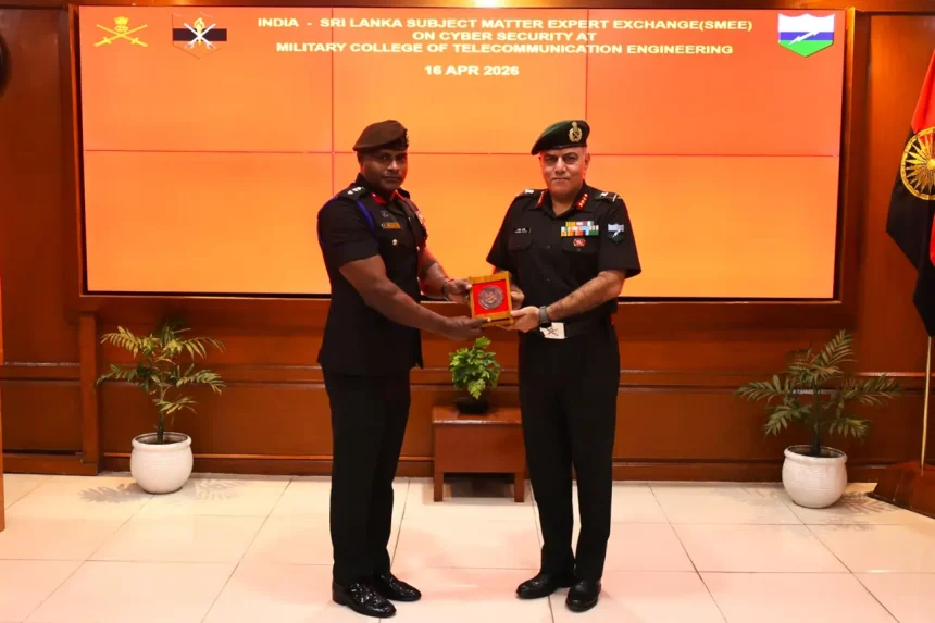 Officer Giving Memento