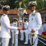 Officer Receiving Trophy