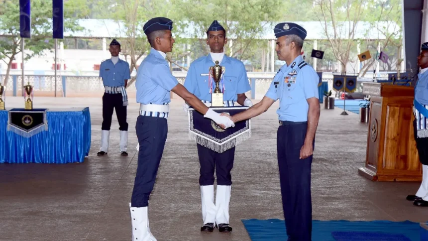 Officer Shaking Hands