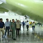 Air Marshal Awadhesh Kumar Bharti Reviewing