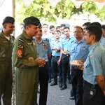 Air Mshl B Manikantan Interacting