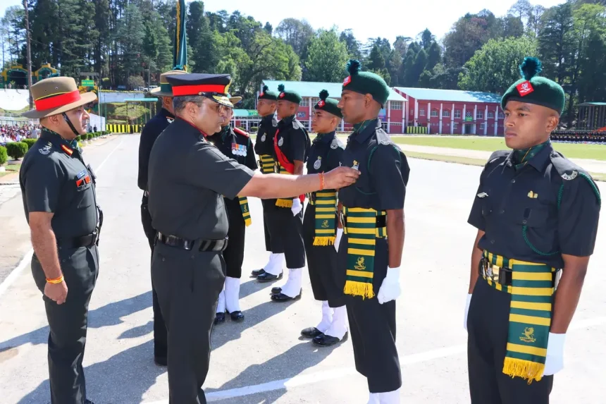 Brig Vijayant Mahadik Commending Agniveer