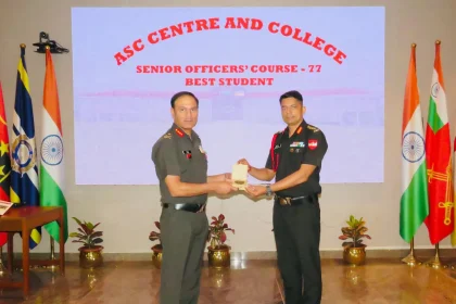 Col Pradeep Singh Getting Award