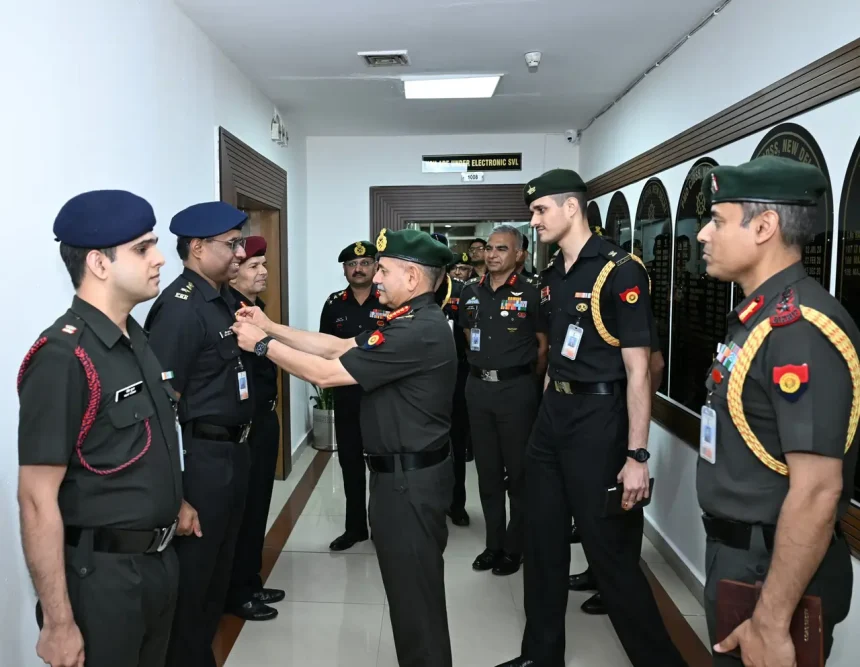 Gen Dwivedi Commending