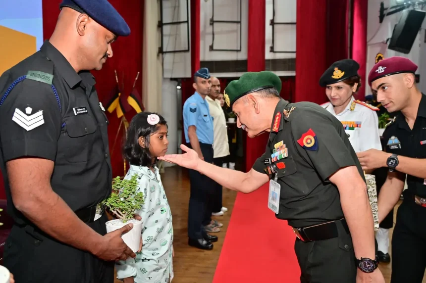 Gen Dwivedi with a Kid