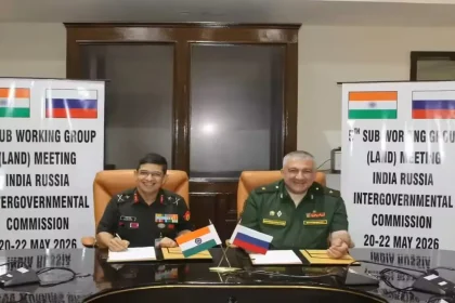 Indian and Russian Officers