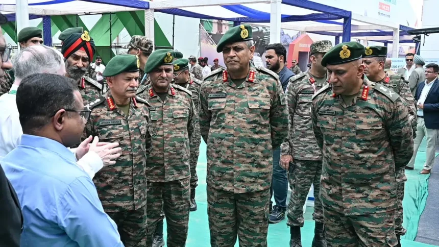 Lt Gen Anindya Sengupta Reviewing 2
