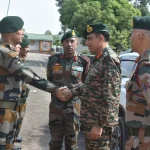 Lt Gen Girish Kalia Shaking Hands