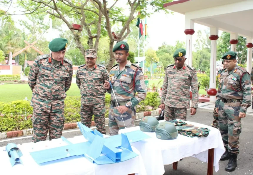 Lt Gen Kalia Reviewing 2