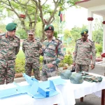 Lt Gen Kalia Reviewing