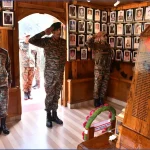 Lt Gen Kalia Saluting