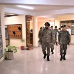 Lt Gen Manjinder Singh Reviewing
