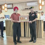Lt Gen NS Sarna Getting Memento