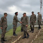 Lt Gen Pratik Sharma Shaking Hands
