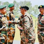 Lt Gen VMB Krishnan Commending 1