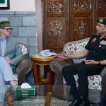 Lt Gen Vats with Omar Abdullah