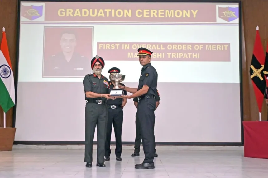 Lt General NS Sarna Giving Trophy