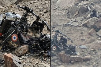 Major General Among Three Injured After Army Cheetah Helicopter Crashes in Ladakh