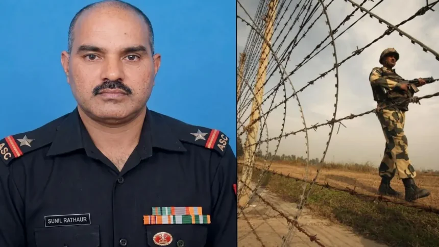 Naib Subedar Sunil Rathaur