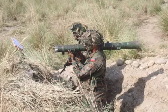 Officer Cadets in Exercise