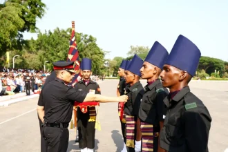 Officer Commending Agniveer 1