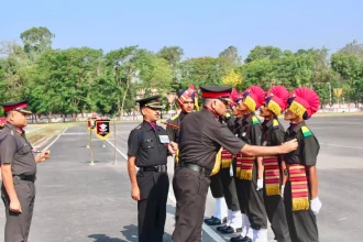 Officer Commending Agniveer 2