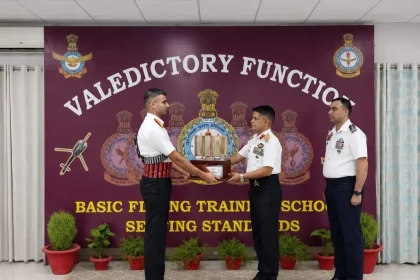 Officer Getting Award