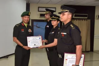 Officer Receiving Award 1