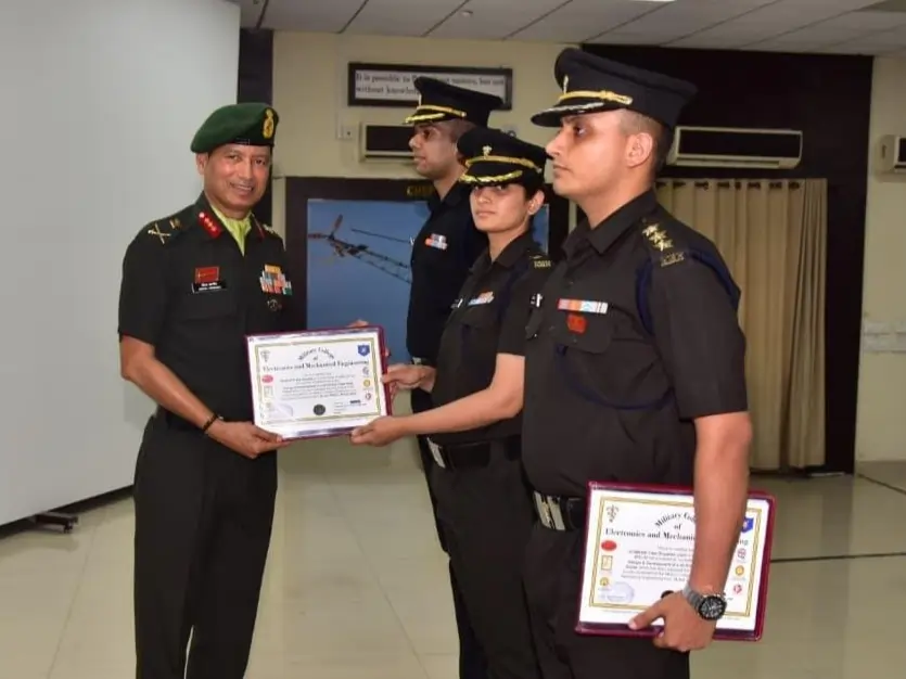 Officer Receiving Award 1