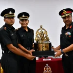 Officers Getting Trophy