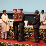 Officers Giving Award