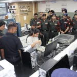 Officers Reviewing