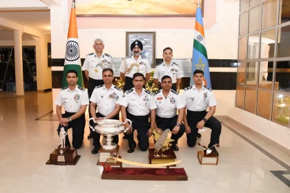 Officers at the Course