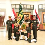 Officers in Ceremony
