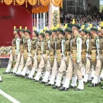 Officers in Parade
