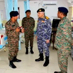 Surg V Adm Vivek Hande with Other Officers