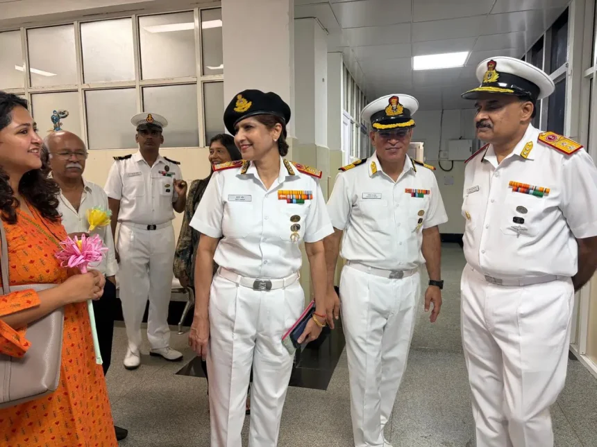 Surg Vice Admiral Arti Sarin Interacting
