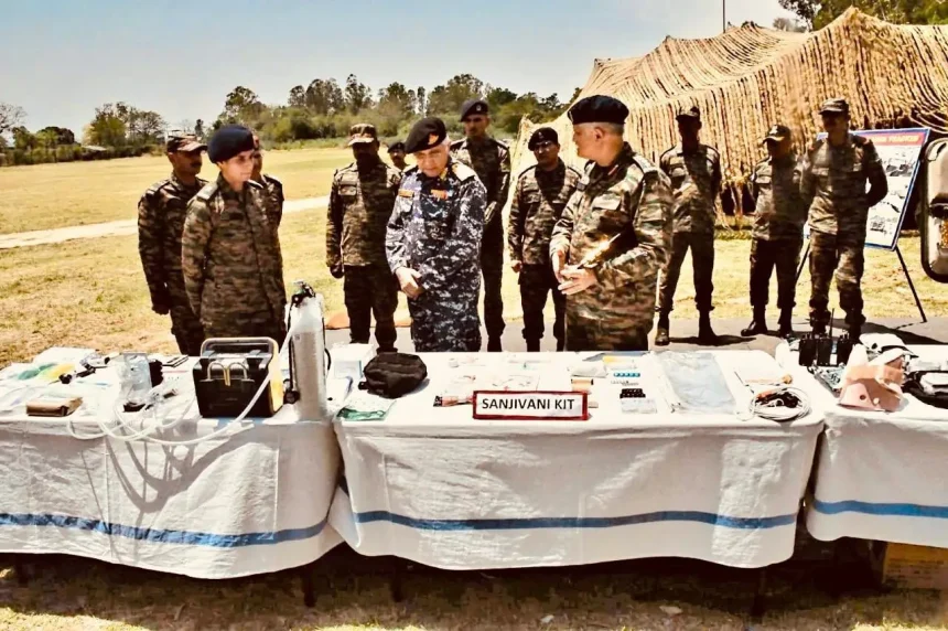 Surgeon VAdm Vivek Hande Reviewing