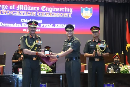 46 Officers Awarded Degrees in M Tech and TES Courses