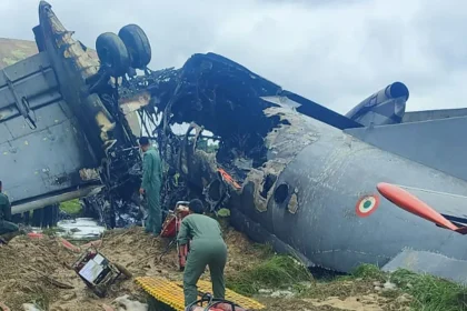Indian Air Force AN-32 Transport Aircraft Crash-Lands at Jorhat Air Force Station