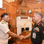 Admiral Krishna Swaminathan and General Upendra Dwivedi