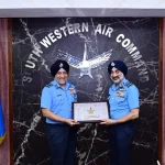 Air Chief Marshal AP Singh with Officer