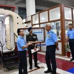 Air Marshal S Shrinivas with Officers