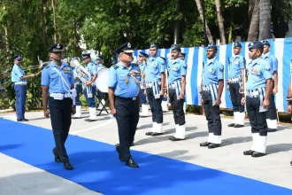 Air Marshal Sandeep Thareja at Ceremony